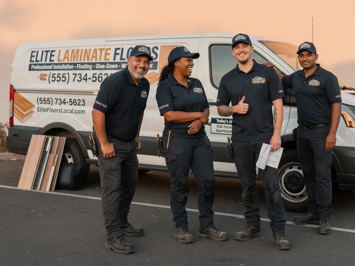 Laminate flooring installation company in Corn, OK